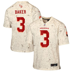 Budda Baker Arizona Cardinals Youth 2025 Rivalries Collection Game Jersey - Natural Jerseys