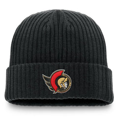 Ottawa Senators Fanatics Component Cuffed Knit Hat - Black | US 202682512
