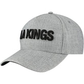 Los Angeles Kings Fanatics Elements A-Frame Leather Strapback Hat - Heather Gray | US 202682850