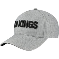 Los Angeles Kings Fanatics Elements A-Frame Leather Strapback Hat - Heather Gray | US 202682850