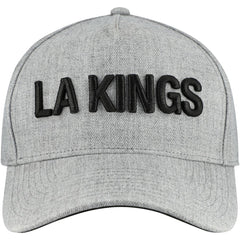Los Angeles Kings Fanatics Elements A-Frame Leather Strapback Hat - Heather Gray | US 202682850