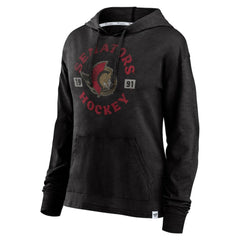 Ottawa Senators Fanatics Women's True Classic Pullover Hoodie - Heather Black | US 202683192