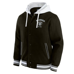 Las Vegas Raiders Darius Rucker Collection Full-Snap Hoodie Jacket - Black Hoodies