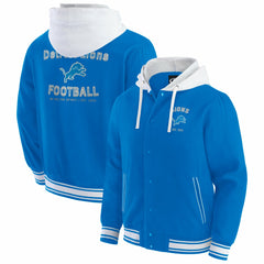 Detroit Lions Darius Rucker Collection Full-Snap Hoodie Jacket - Blue Hoodies