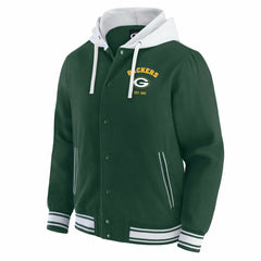 Green Bay Packers Darius Rucker Collection Full-Snap Hoodie Jacket - Green Hoodies
