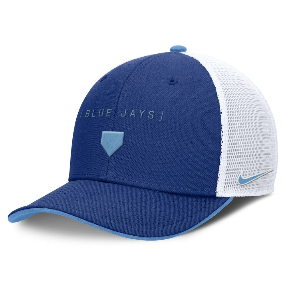 Toronto Blue Jays Nike Rise Diamond Plate Performance Trucker Flex Hat - Royal Hats