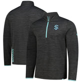 Seattle Kraken Fanatics Authentic Pro Lightweight Quarter-Zip Pullover - Heather Charcoal | US 202684845