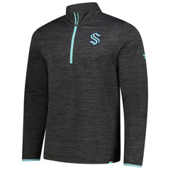 Seattle Kraken Fanatics Authentic Pro Lightweight Quarter-Zip Pullover - Heather Charcoal | US 202684845