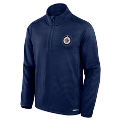 Winnipeg Jets Fanatics Authentic Pro Rink Quarter-Zip Top - Navy | US 202684908