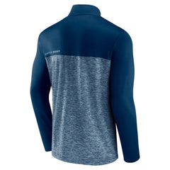 Seattle Kraken Fanatics Iconic Defender Quarter-Zip Jacket - Deep Sea Blue | US 202684944