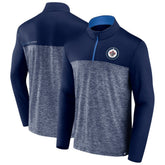 Winnipeg Jets Fanatics Iconic Defender Quarter-Zip Jacket - Navy | US 202684947