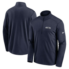 Seattle Seahawks Pacer Half-Zip Pullover - College Navy Pullover