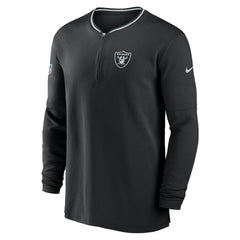 Las Vegas Raiders Coach Half-Zip Sweatshirt - Black Sweatshirts