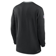 Las Vegas Raiders Coach Half-Zip Sweatshirt - Black Sweatshirts
