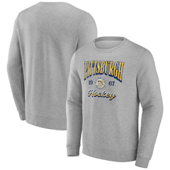Fanatics Pittsburgh Penguins Gray Nimbus Fleece Pullover Sweatshirt | US 202685661