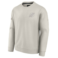 New Jersey Devils Fanatics Authentic Pro Road Fleece Sweatshirt - Gray | US 202685674