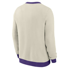 Tampa Bay Rays Nike Cooperstown Collection Fleece Pullover Sweatshirt - Cream Pullover