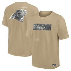 Carolina Panthers Statement Max90 T-Shirt - Tan T-shirts