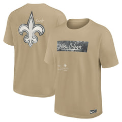 New Orleans Saints Statement Max90 T-Shirt - Tan T-shirts