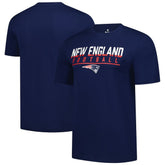 New England Patriots Blocked T-Shirt - Navy T-shirts
