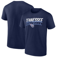 Tennessee Titans Blocked T-Shirt - Navy T-shirts