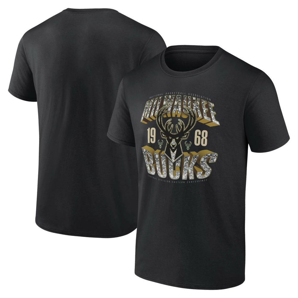 Milwaukee Bucks Quick Strides T-Shirt Black - Fanatics