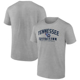 Tennessee Titans Screen Blocking T-Shirt - Heather Gray T-shirts