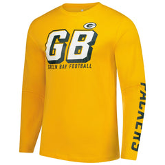 Green Bay Packers Long Sleeve T-Shirt - Gold T-shirts