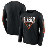Philadelphia Flyers Fanatics Headline Long Sleeve T-Shirt - Black | US 202688629