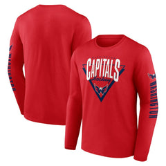 Washington Capitals Fanatics Headline Long Sleeve T-Shirt - Red | US 202688633