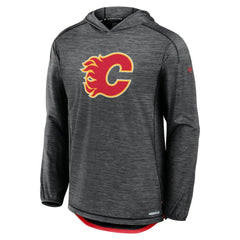 Calgary Flames Fanatics Authentic Pro Rink Pullover Hoodie - Heather Charcoal | US 202689074