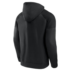 Seattle Kraken Fanatics Black Ice Defender Raglan Pullover Hoodie | US 202689251