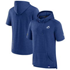Tampa Bay Lightning Fanatics Authentic Pro Pullover Hoodie - Heather Blue | US 202689291