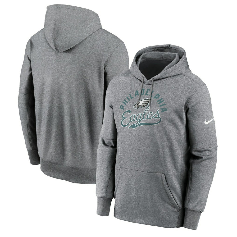 Philadelphia Eagles Performance Fleece Pullover Hoodie - Heather Gray Hoodies
