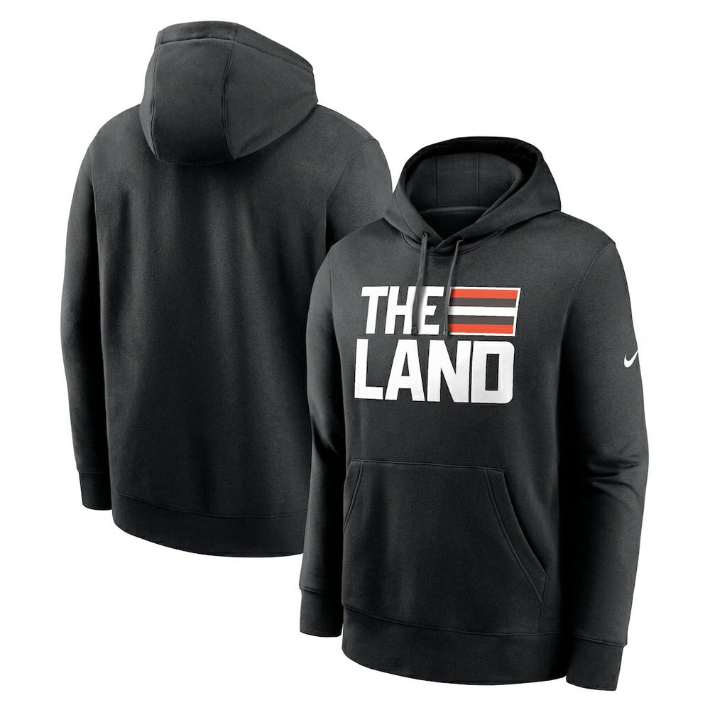 Cleveland Browns Local Pack Club Fleece Pullover Hoodie - Black Hoodies
