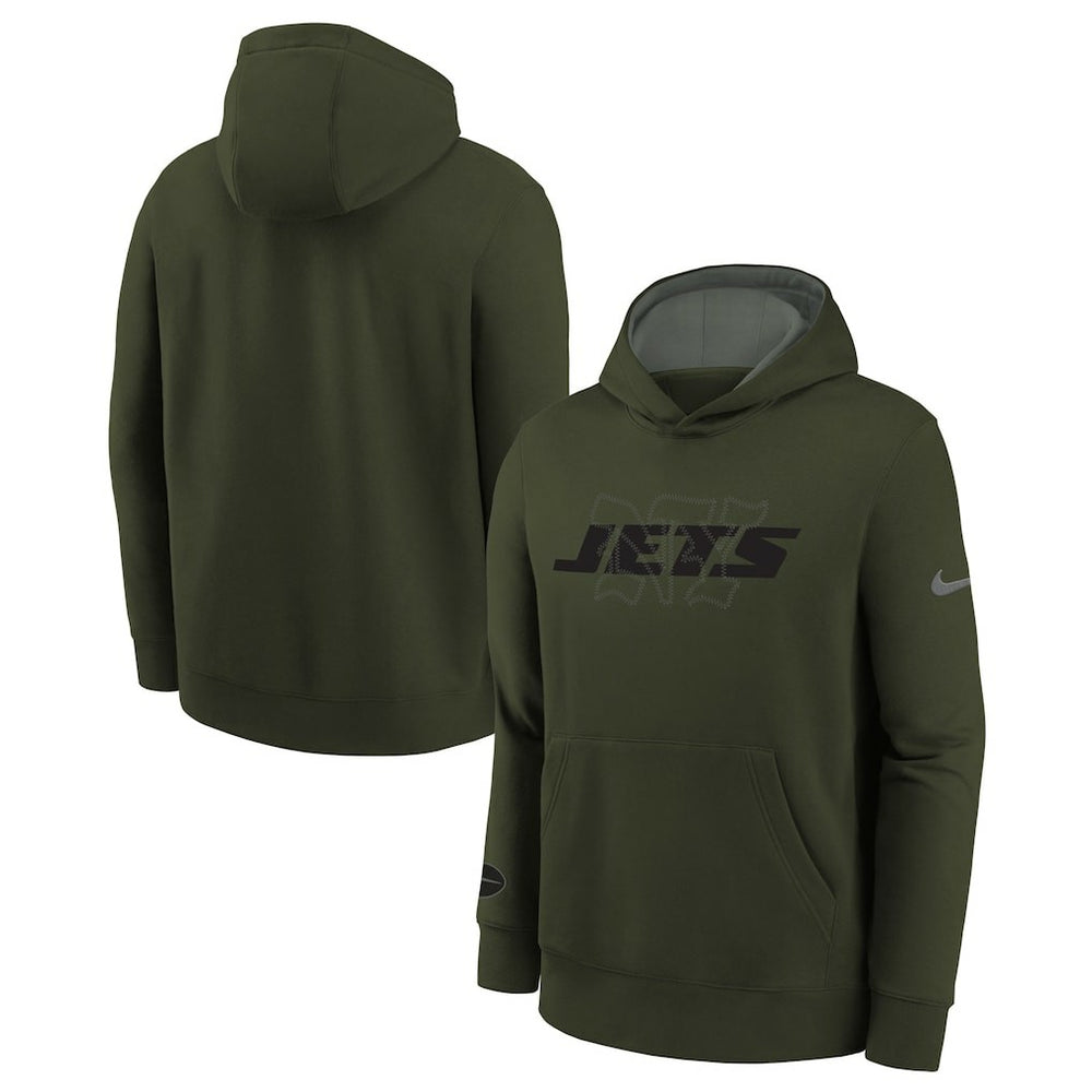 New York Jets Youth 2025 Rivalries Collection Club Hoodie - Gotham Green Hoodies