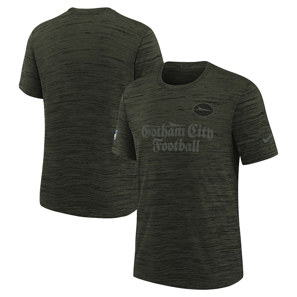 New York Jets Youth 2025 Rivalries Collection Sideline Velocity Dri-FIT T-Shirt - Gotham Green T-shirts