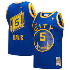 Baron Davis Golden State Warriors Hardwood Classics 2004/05 Swingman Jersey Royal - Mitchell & Ness