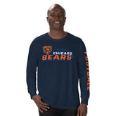 Chicago Bears Starter Half Time Long Sleeve T-Shirt - Navy T-shirts