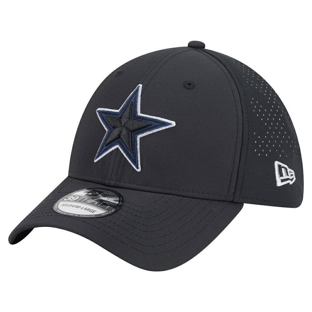 Dallas Cowboys New Era 39THIRTY Flex Hat - Black Hats