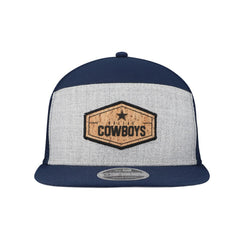 Dallas Cowboys New Era Cork Split Panel 9FIFTY Trucker Snapback Hat - Gray/Navy Hats
