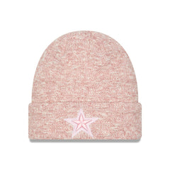Dallas Cowboys New Era Women's Metallic Cuffed Knit Hat - Pink Hats