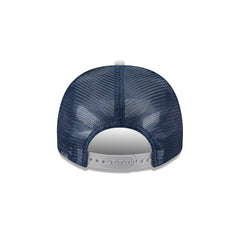 Dallas Cowboys New Era Banner A-Frame 9FIFTY Snapback Hat - Cream/Navy Hats