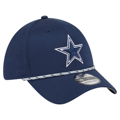 Dallas Cowboys New Era Featherweight Poly Rope Flex 39Thirty Hat - Navy Hats