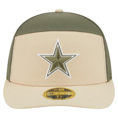 Dallas Cowboys New Era 2-Tone Color Pack Split Panel 59FIFTY Fitted Hat - Light Beige/Olive Hats