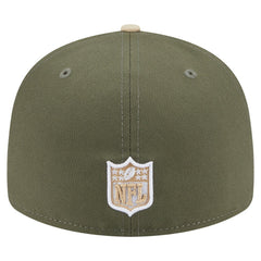 Dallas Cowboys New Era 2-Tone Color Pack Split Panel 59FIFTY Fitted Hat - Light Beige/Olive Hats