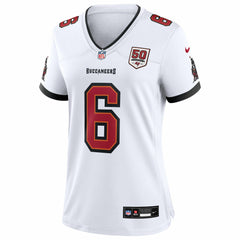 Baker Mayfield Tampa Bay Buccaneers Women's 50th Season White Game Jersey - White Jerseys