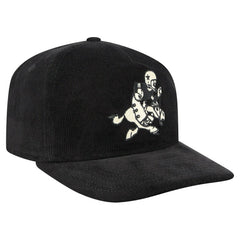 Dallas Cowboys New Era Retro Joe Nostalgic Corduroy Golfer Adjustable Hat - Black Hats