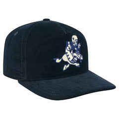 Dallas Cowboys New Era Retro Joe Nostalgic Corduroy Golfer Adjustable Hat - Navy Hats