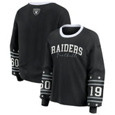 Las Vegas Raiders WEAR by Erin Andrews Women's Sport Long-Sleeve T-Shirt - Black T-shirts